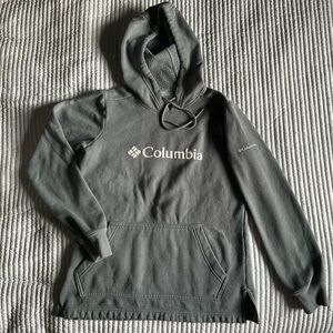 Columbia Heather Gray Hooded Sweatshirt